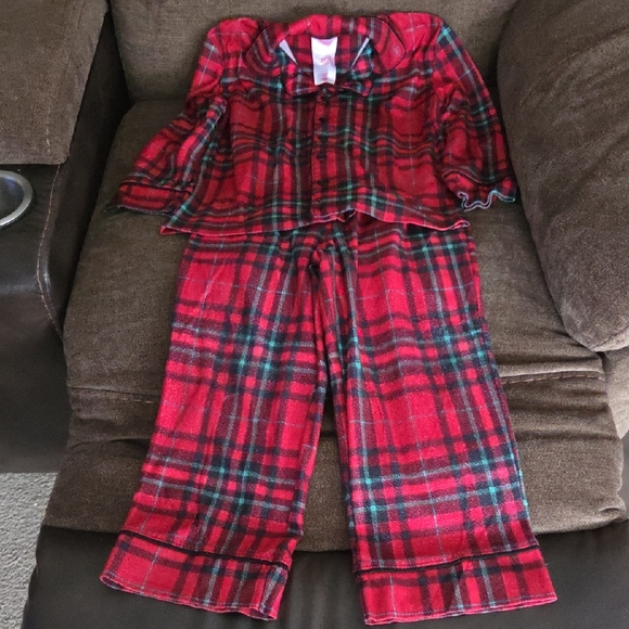 Wondershop Other - Wondershop Red and Green Plaid Kids Pajama Set